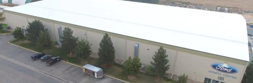 Ford Idaho Center roof restored bright white